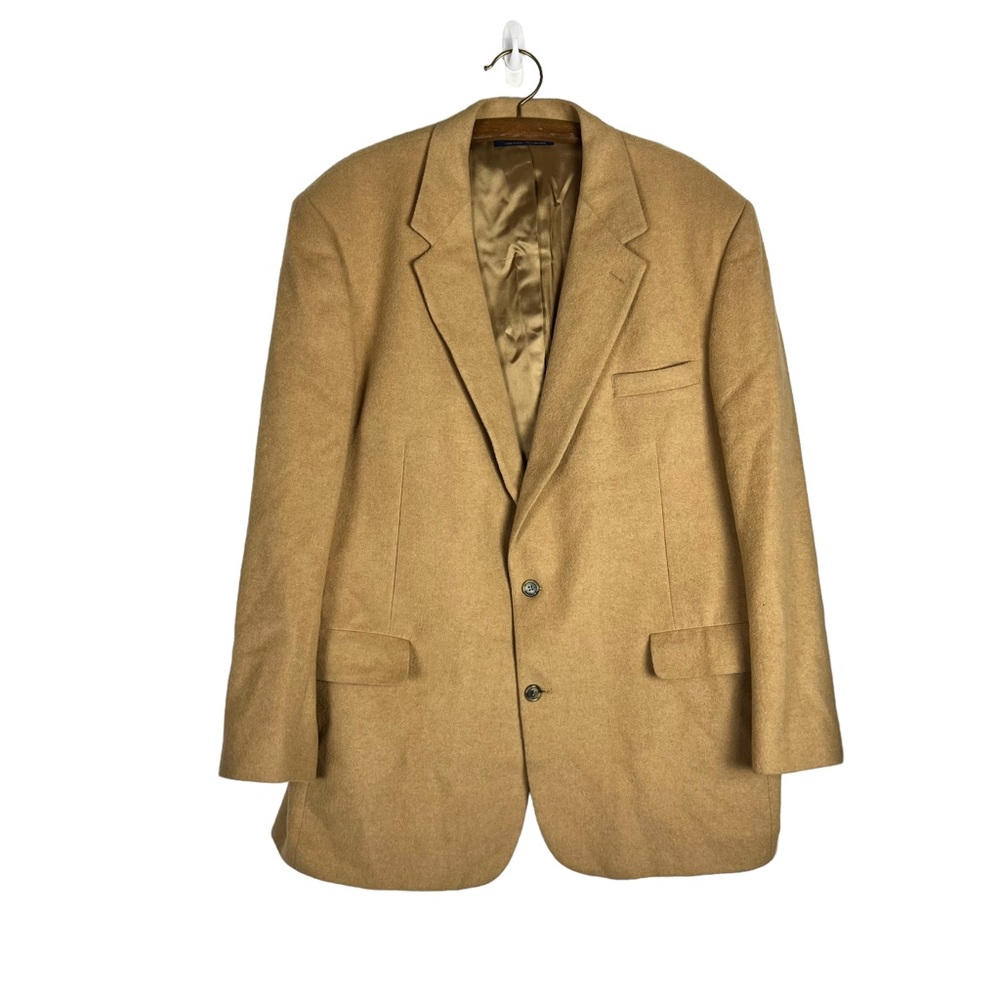 Brooks Brothers 100% camel‎ hair men’s blazer MADE IN USA  SZ 46